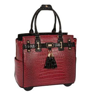 WESTLAKE Rolling Tote, Travel, Laptop Bag, Briefcase for Women or Overnight Bag